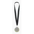 JAFFA® Laurel Wreath Medal with Black Ribbon and Quick Clip Hook — view 2
