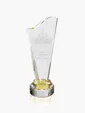 JAFFA® Canary Accent Optical Crystal Award — view 2