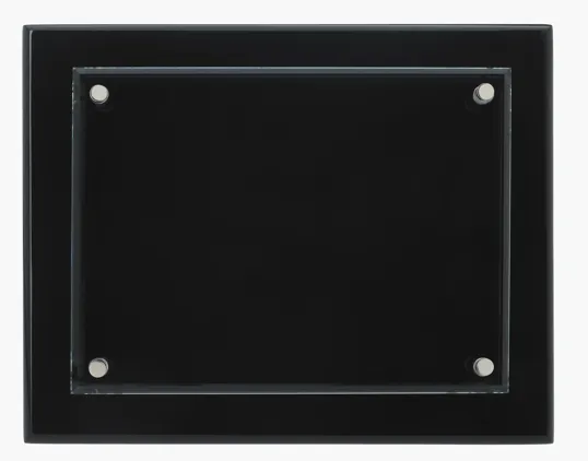 JAFFA® Floating Glass Plaque, 8" x 10" — view 4