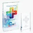JAFFA® Acrylic Wedge Award, Small — view 5