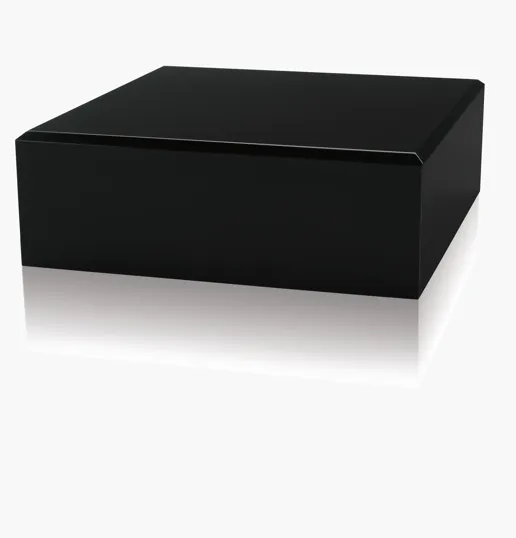 JAFFA® Square Black Glass Base