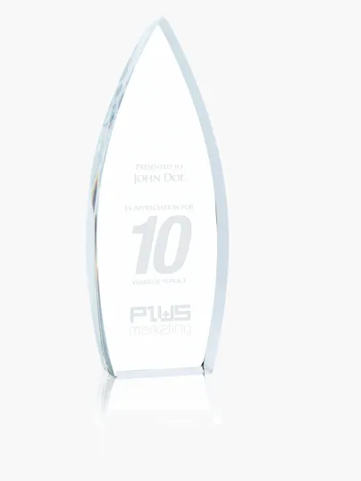JAFFA® Sky Bound Large Optical Crystal Award — view 4