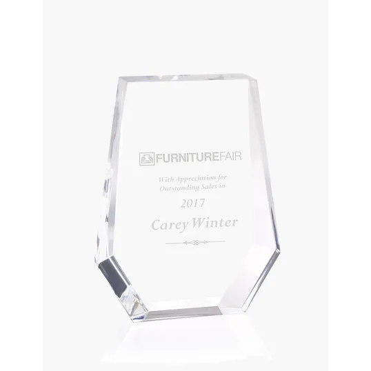 JAFFA® Acrylic Shield Award, 6 in. Freestanding Plaque — view 6