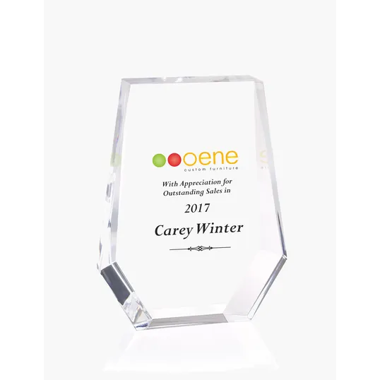 JAFFA® Acrylic Shield Award, 6 in. Freestanding Plaque — view 5