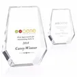 JAFFA® Acrylic Shield Award, 6 in. Freestanding Plaque — view 7
