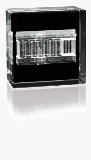 Universal Source® Rectangle Crystal Award