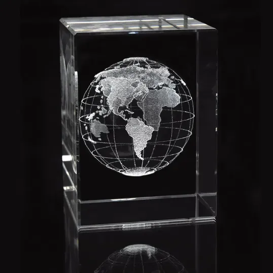 Universal Source® Medium Block Globe, Optical Crystal