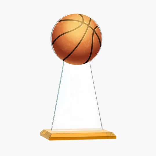 Victory Award Crystal Sports Trophy — view 2