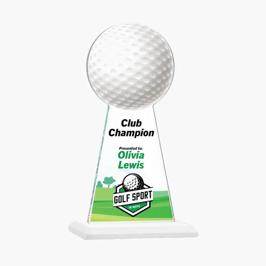 Victory Award Crystal Sports Trophy — view 75