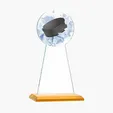 Victory Award Crystal Sports Trophy — view 5