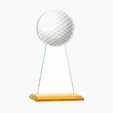 Victory Award Crystal Sports Trophy — view 4