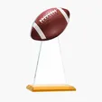 Victory Award Crystal Sports Trophy — view 3