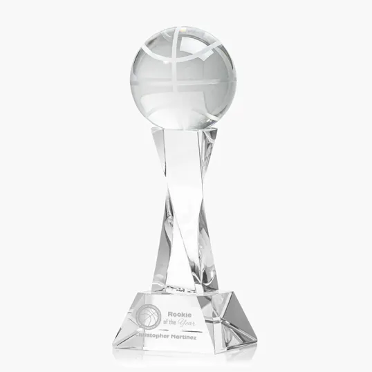 The Game Ball Optical Crystal Award — view 2