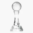 The Game Ball Optical Crystal Award — view 3