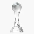 The Game Ball Optical Crystal Award — view 5