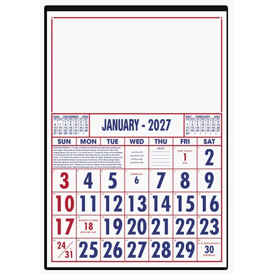 Skinner & Kennedy® Commercial 12-Sheet Calendar — view 5