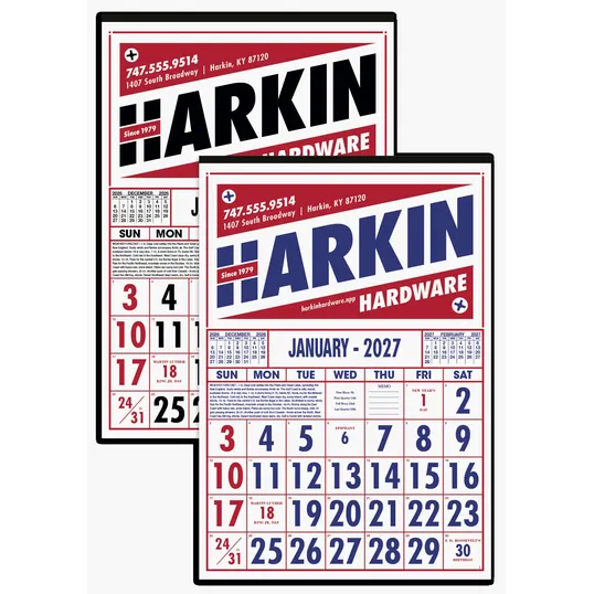 Skinner & Kennedy® Commercial 12-Sheet Calendar