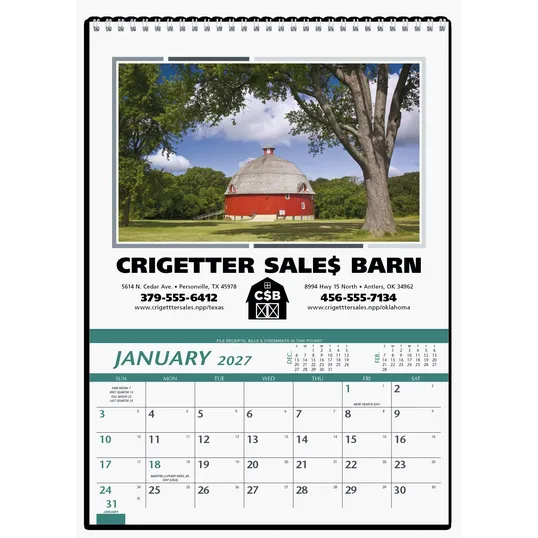 Triumph® Calendars Farm Pocket Calendar, 12-Month — view 5