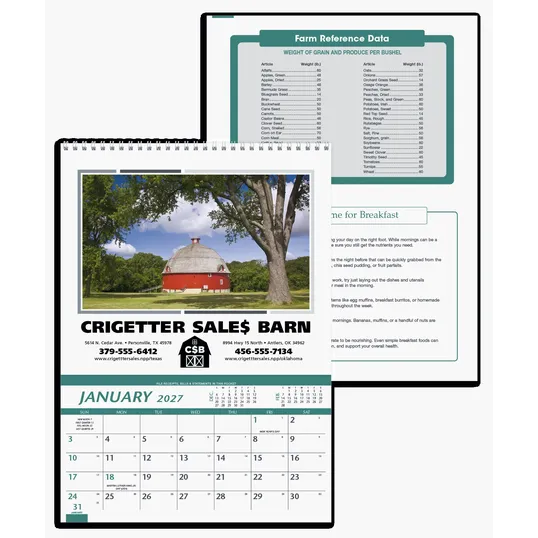 Triumph® Calendars Farm Pocket Calendar, 12-Month — view 2
