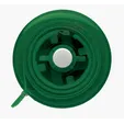 5' Mini Round Tape Measure with Inch and Metric Scale — view 13