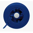 5' Mini Round Tape Measure with Inch and Metric Scale