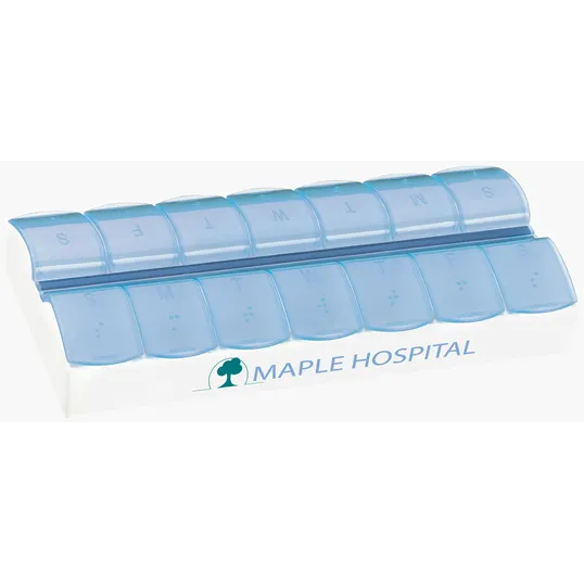 AM/PM Jumbo Easy Scoop Pill Box with 14 Compartments — view 3