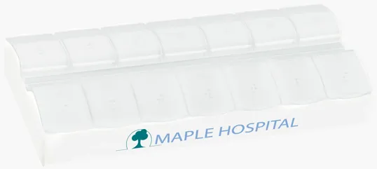 AM/PM Jumbo Easy Scoop Pill Box with 14 Compartments — view 6