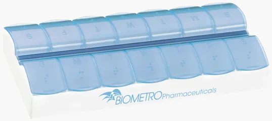 AM/PM Jumbo Easy Scoop Pill Box with 14 Compartments — view 5