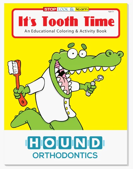 It's Tooth Time Coloring and Activity Book, 16 Pages — view 2
