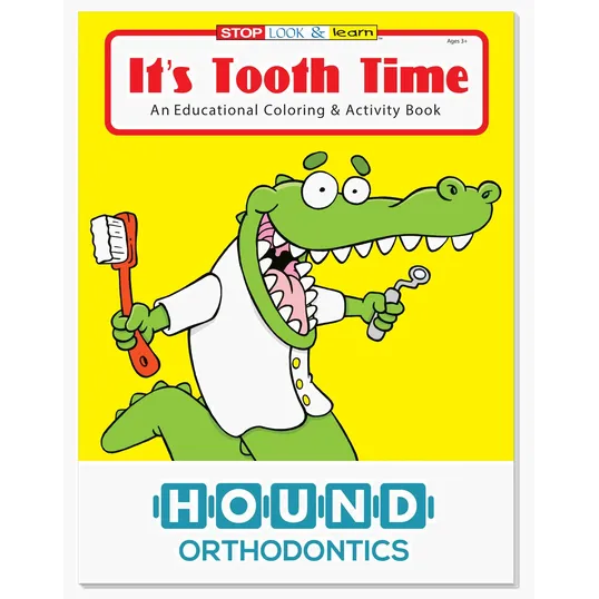 It's Tooth Time Coloring and Activity Book, 16 Pages — view 3