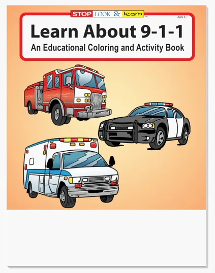 Learn About 911 Coloring and Activity Book