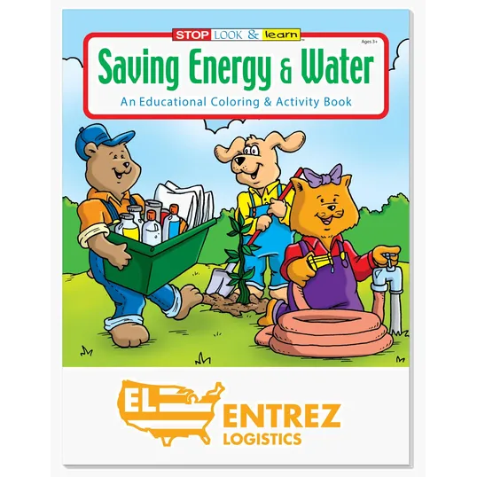 Saving Energy and Water Coloring and Activity Book — view 2