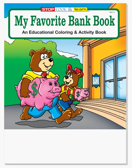 My Favorite Bank Coloring and Activity Book