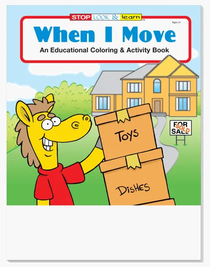 When I Move Coloring and Activity Book, 16 Pages