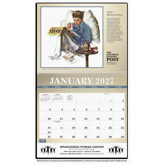 Triumph® Calendars The Saturday Evening Post Deluxe Pocket Calendar — view 4