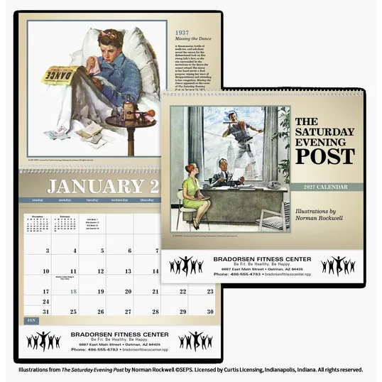 Triumph® Calendars The Saturday Evening Post Deluxe Pocket Calendar