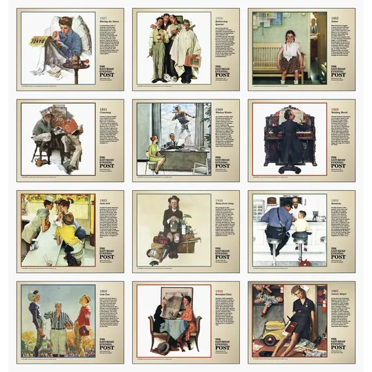 Triumph® Calendars The Saturday Evening Post Deluxe Pocket Calendar — view 3