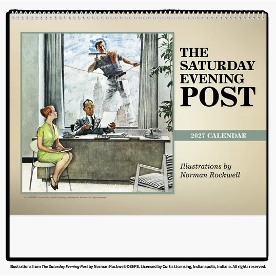 Triumph® Calendars The Saturday Evening Post Deluxe Pocket Calendar — view 5