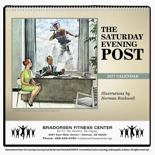 Triumph® Calendars The Saturday Evening Post Deluxe Pocket Calendar — view 2
