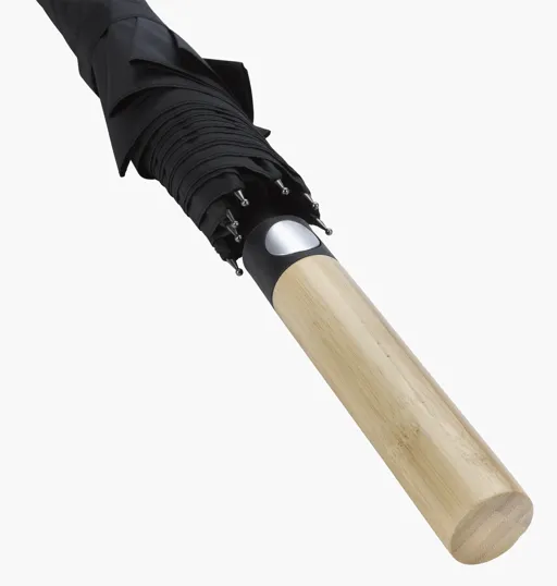 Shed Rain™ 50" RPET Bamboo-Handled Auto-Open Stick Umbrella