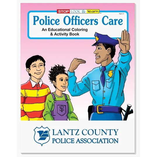 Police Officers Care Coloring & Activity Book — view 2