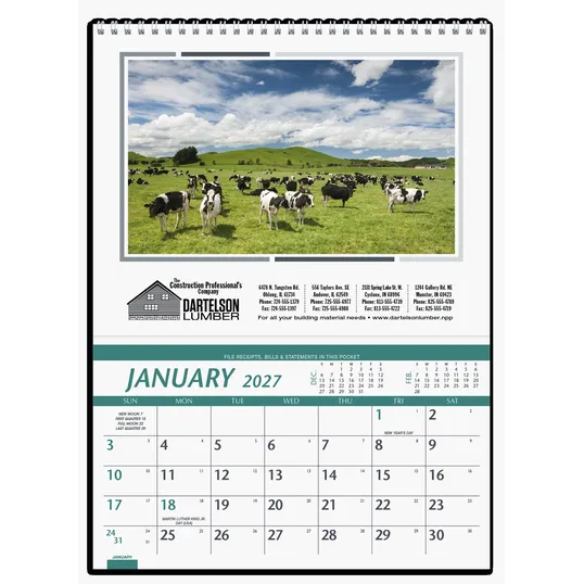Triumph® Calendars Farm Pocket Calendar — view 3