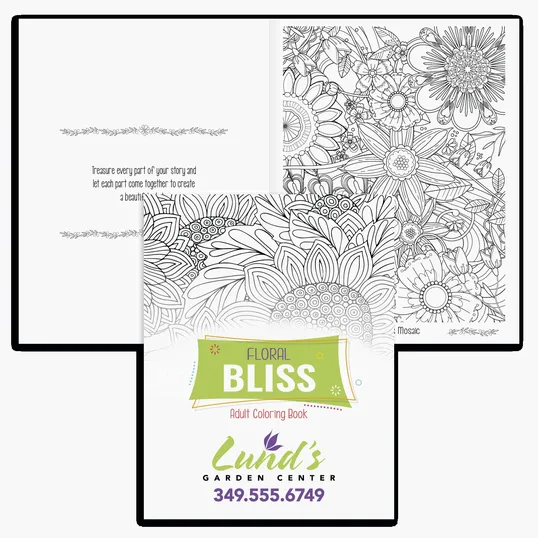Good Value™ Floral Bliss Adult Coloring Book