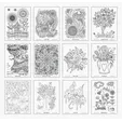 Good Value™ Floral Bliss Adult Coloring Book — view 4