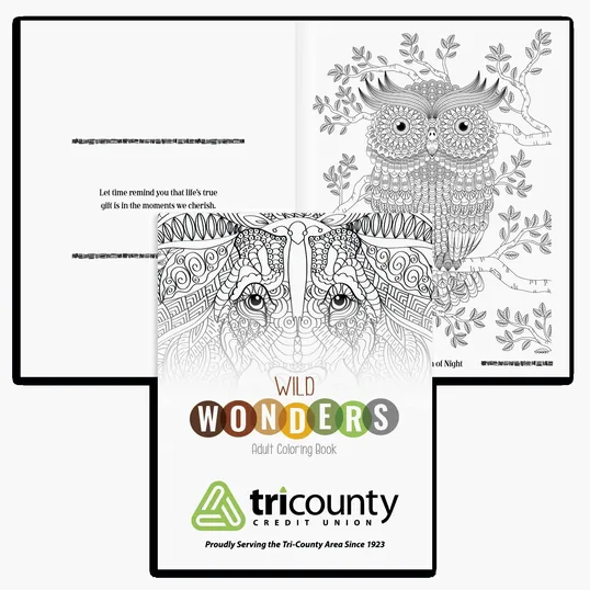 Good Value™ Wild Wonders Adult Coloring Book — view 2