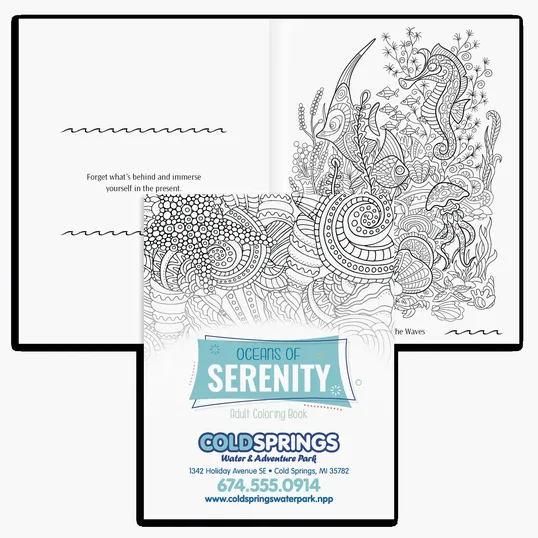Good Value™ Oceans of Serenity Adult Coloring Book