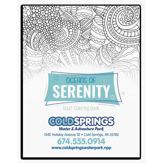 Good Value™ Oceans of Serenity Adult Coloring Book — view 2