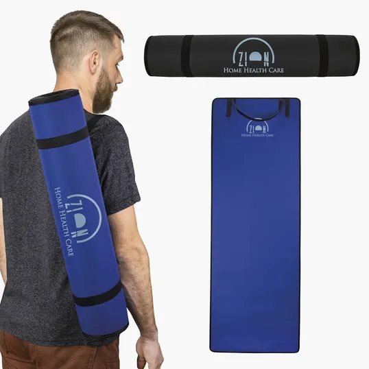 6mm Yoga Mat with Shoulder Strap and Non-Slip Backing — view 14