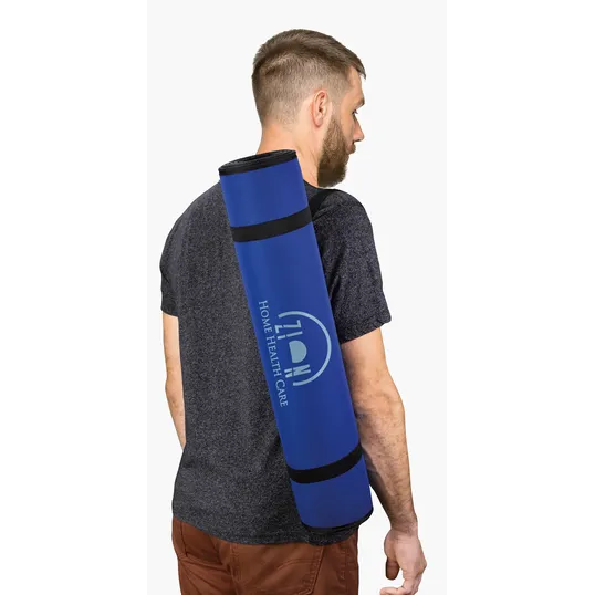 6mm Yoga Mat with Shoulder Strap and Non-Slip Backing — view 13