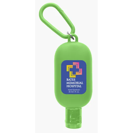 1 oz. Hand Sanitizer with Colorful Case and Carabiner — view 5